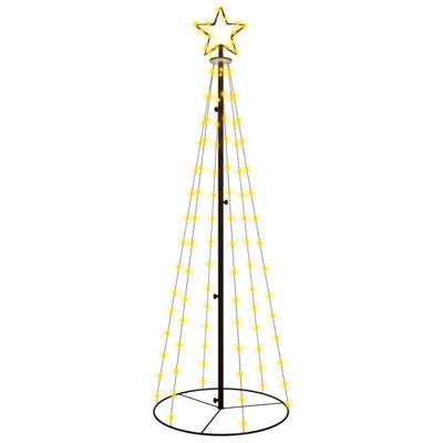 VidaXL Kegelkerstboom 108 led's 70x180 cm warmwit