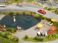 NOCH 0016205 H0 Aan het zwemmen figuren Geverfd, Staand, Liggende - thumbnail