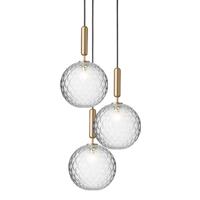 Nuura Miira 3 Large Hanglamp - Messing - Transparant - thumbnail