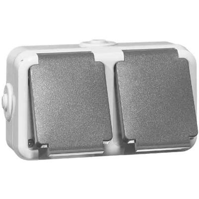 PEHA by Honeywell 306511 Wandcontactdoos Compleet 1-voudig Grijs 1 stuk(s)