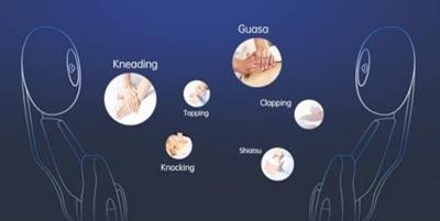 NRG Wellness Massagestoel Ultima 3D Zwart - thumbnail