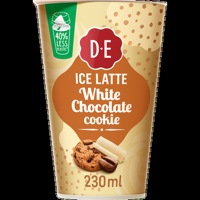 Douwe Egberts Ice Latte White Chocolate Cookie IJskoffie 230 ML bij Jumbo - thumbnail