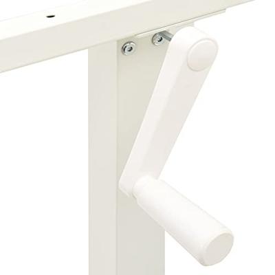 Zit-stabureauframe met slinger handmatig wit - thumbnail