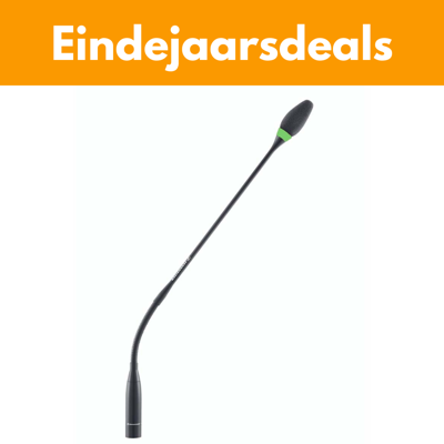 Sennheiser MEG 14-40-L II B zwanenhalsmicrofoon met groene LED-ring 400 mm