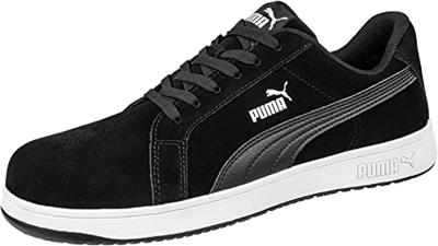 Puma werkschoenen Iconic Suede S1P laag zwart maat 40