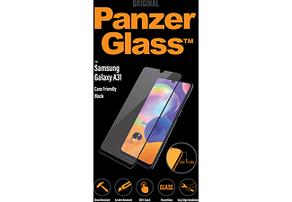 PanzerGlass™ displaybescherming voor Samsung Galaxy A31 | A32 - krasbestendige, geharde displaybescherming glas met volledige displayafdekking - Case Friendly Screen Protector voor Samsung Galaxy A31