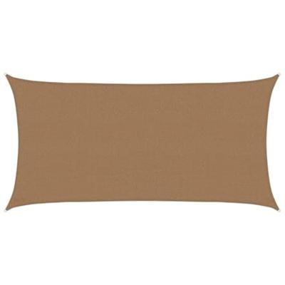 VidaXL Zonnezeil 160 g/m² 2,5x4,5 m hdpe taupe