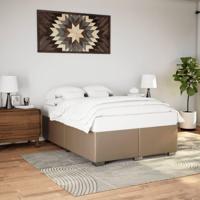 Bedframe kunstleer cappuccinokleurig 160x200 cm - thumbnail