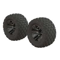Dboots 'Fortress MT' Tire Set Glued Gun Metal (2) - thumbnail