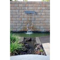Ubbink niagara waterval met led-verlichting 60 cm roestvrij staal - thumbnail