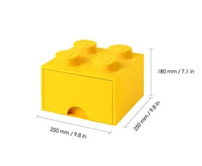 Room Copenhagen LEGO Brick Drawer 4 Geel opbergdoos