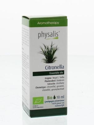 Physalis Citronella Olie Bio Physalis Citronella Olie Bio