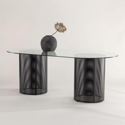 Nohr Ovale Eettafel 'Diandrea' Glas, 200 x 100cm Nohr Ovale Eettafel 'Diandrea' Glas, 200 x 100cm