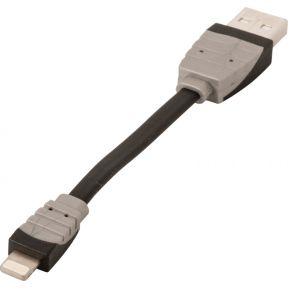 Bandridge BBM39300B01 Data En Oplaadkabel Apple Lightning - A Male 0.10 M Zwart