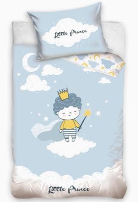 Carbotex Little Prince Dekbedovertrek - 100x135 cm - Blauw