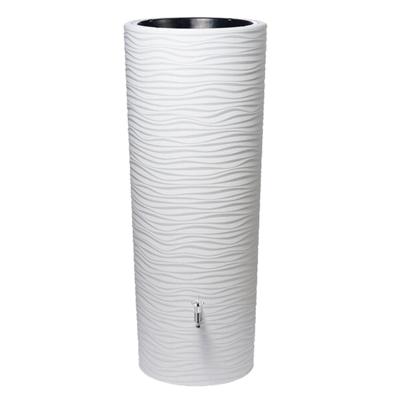 Garantia regenton met bloembak 350 liter arctic