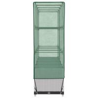 Plantenbak verhoogd met kashoes 160x40x138 cm rattanlook - thumbnail