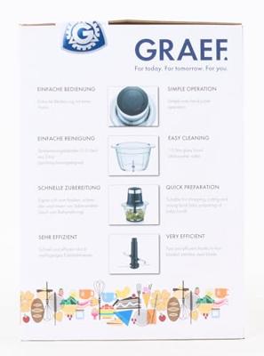 Graef CH502EU Hakmachine 500 W Zwart