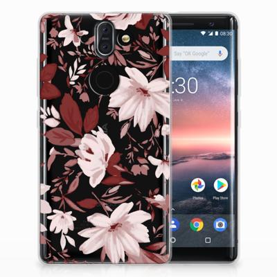 Hoesje maken Nokia 9 | 8 Sirocco Watercolor Flowers Hoesje maken Nokia 9 | 8 Sirocco Watercolor Flowers
