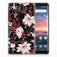 Hoesje maken Nokia 9 | 8 Sirocco Watercolor Flowers - thumbnail