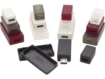 Hammond Electronics 1551USB2GY USB-behuizing 50 x 25 x 15.5 ABS Grijs-wit (RAL 7035) 1 stuk(s)