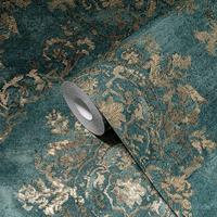 Livingwalls My Home My Spa blauw behang | 387073 - thumbnail