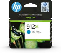 HP 912XL inktcartridge - cyaan - inkjet - hoog rendement - 825 pagina's - thumbnail
