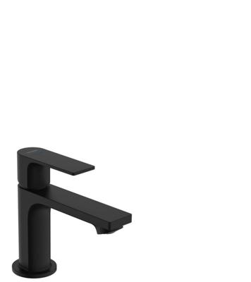 Hansgrohe Toiletkraan Rebris E Eengreeps 80 Voor Koud Water Of Vooraf Ingestelde Temperatuur Zonder Afvoer Mat Zwart