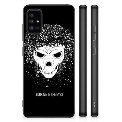 Mobiel Case Samsung Galaxy A51 Skull Hair