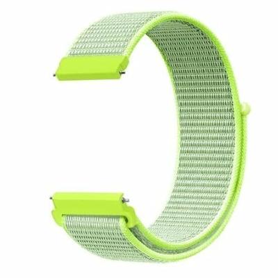 By Qubix - Sport Loop nylon bandje - Geel - Compatible met Xiaomi Redmi Watch 5 Active/Redmi Watch 5 Lite - Compatible Xiaomi bandje