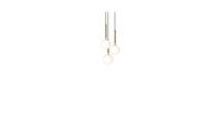 Nuura Miira 13 Hanglamp - Messing - Wit - thumbnail