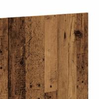Hoofdeinde 200x1,5x80 cm bewerkt hout oud houtkleurig - thumbnail
