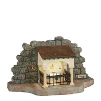 Rode schoentjes werkt op batterijen l22xb11xh12,5 cm Efteling kerst Luville - Luville - thumbnail