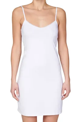 J&C gladde onderjurk spaghetti bandjes - Wit, zwart, huidskleur - Verstelbare bandjes