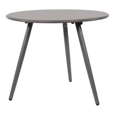 Bijzettafel Rafael metaal grijs 45 cm