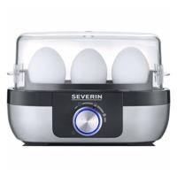 Severin EK3163 Eierkoker RVS/Zwart - thumbnail