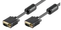 MicroConnect MONGG2FB VGA-kabel, zwart - thumbnail