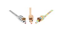 Beeztees Micies Muisjes - Kattenspeelgoed - 4 cm - 3ST - thumbnail