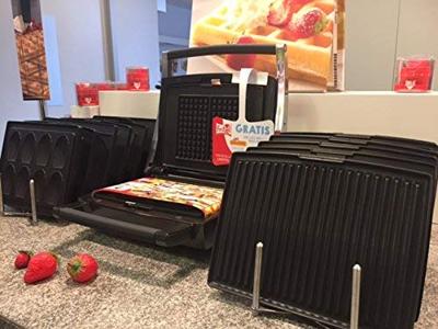 Fritel 142361 Bakplaten Brusselse-Luikse Wafels Aluminium/Zwart