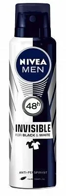 Nivea Men Deodorant Deospray Invisible Black And White 150ml Nivea Men Deodorant Deospray Invisible Black And White 150ml