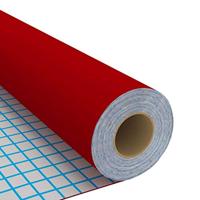 Meubelfolie zelfklevend 500x90 cm PVC rood - thumbnail