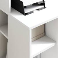 Bureau met opbergruimte Wit 90 x 48 x 101,5 cm Bewerkt hout - thumbnail