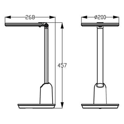 Philips LED Einstein DSK602 RD 8719514431195 LED-bureaulamp LED LED 15 W Grijs Philips LED Einstein DSK602 RD 8719514431195 LED-bureaulamp LED LED 15 W Grijs