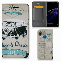 Huawei P20 Lite Stand Case Retro VW Bus - thumbnail