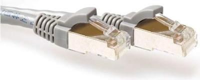 ACT Grijze 20 meter SFTP CAT6A patchkabel snagless met RJ45 connectoren ACT Grijze 20 meter SFTP CAT6A patchkabel snagless met RJ45 connectoren