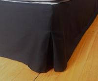 Boxspringhoes - HOME LINGE PASSION - 160 x 200 cm + 30 cm - Zwart - thumbnail