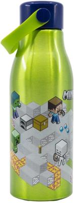 Minecraft Aluminium Drink Bottle - In the Mines Minecraft Aluminium Drink Bottle - In the Mines