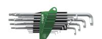 Wiha Stiftsleutelset | in ProStar houder | Stubby TORX® kogelkop | titaanzilver | 14-delig - 40979 - 40979 - thumbnail