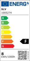 SLV 1005274 LED-lamp Energielabel F (A - G) GU10 Reflector Warmwit (Ø x h) 111 mm x 6.1 cm 1 stuk(s) - thumbnail