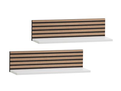 Schildmeyer Set van 2 wandplanken Ryker (mat wit) Schildmeyer Set van 2 wandplanken Ryker (mat wit)